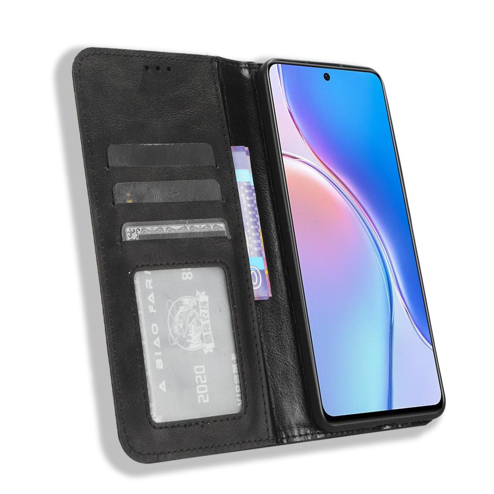 For Huawei Maimang 20 / nova 11i / Enjoy 60 Pro Magnetic Closing Leather Case Stand Wallet Phone Cover