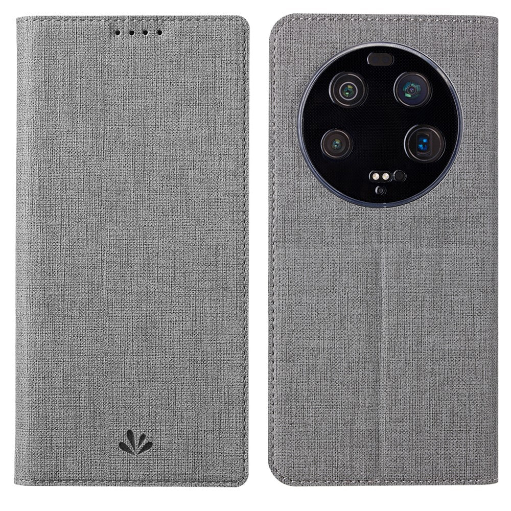 VILI DMX-seriens mobilstativ til Xiaomi 13 Ultra, PU-læderetui med lomme til skærmkort