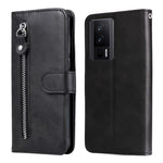 Xiaomi Redmi K60 Pro 5G / K60 5G / Poco F5 Pro 5G-mobilcover med stativ, kalveskindstekstur og lynlåspung