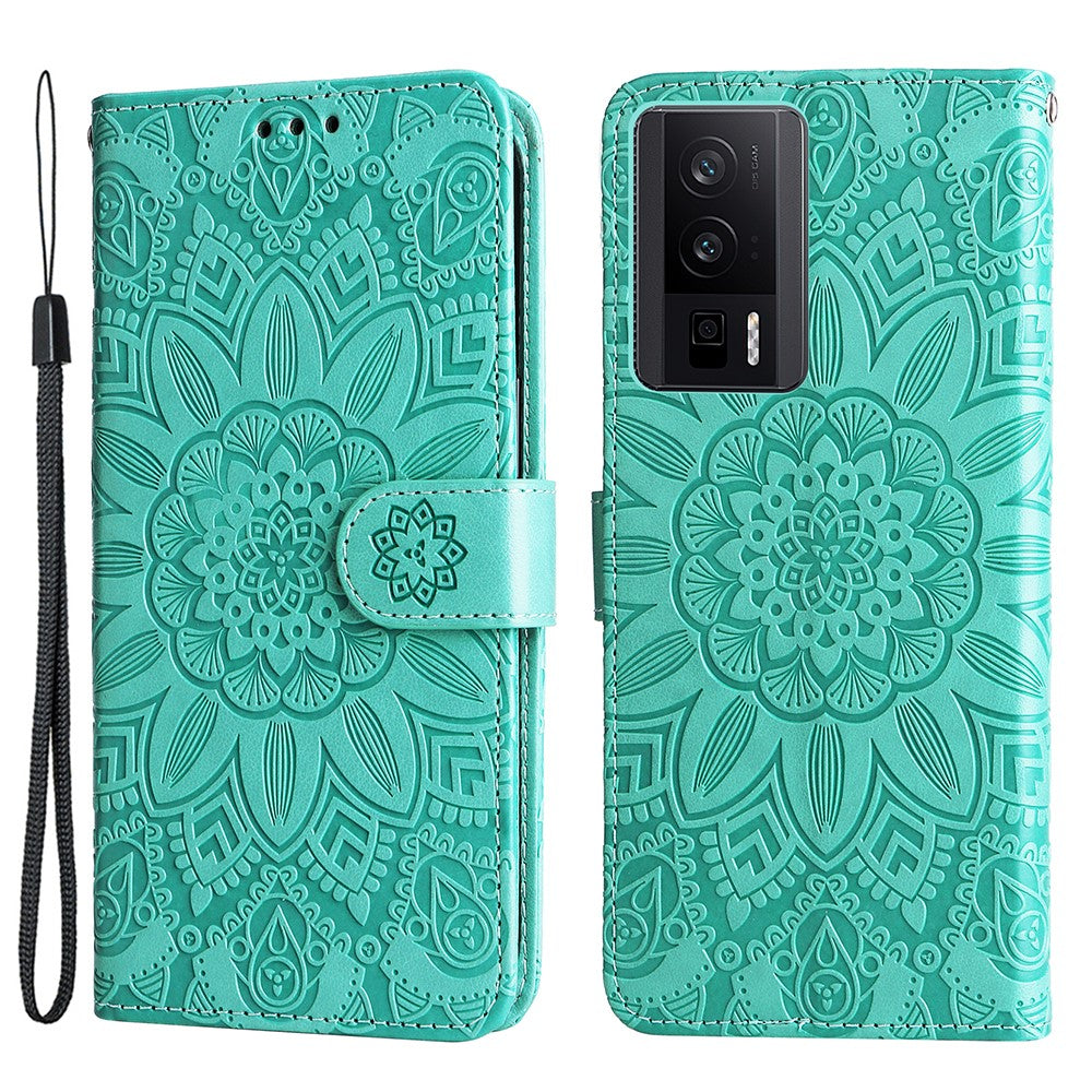 For Xiaomi Redmi K60 Pro 5G / K60 5G / Poco F5 Pro 5G Imprinted Phone Stand Cover Leather Wallet Case