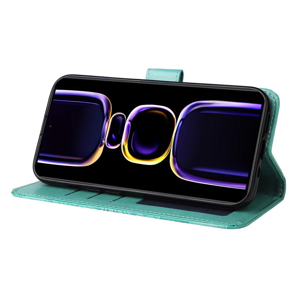 For Xiaomi Redmi K60 Pro 5G / K60 5G / Poco F5 Pro 5G Imprinted Phone Stand Cover Leather Wallet Case