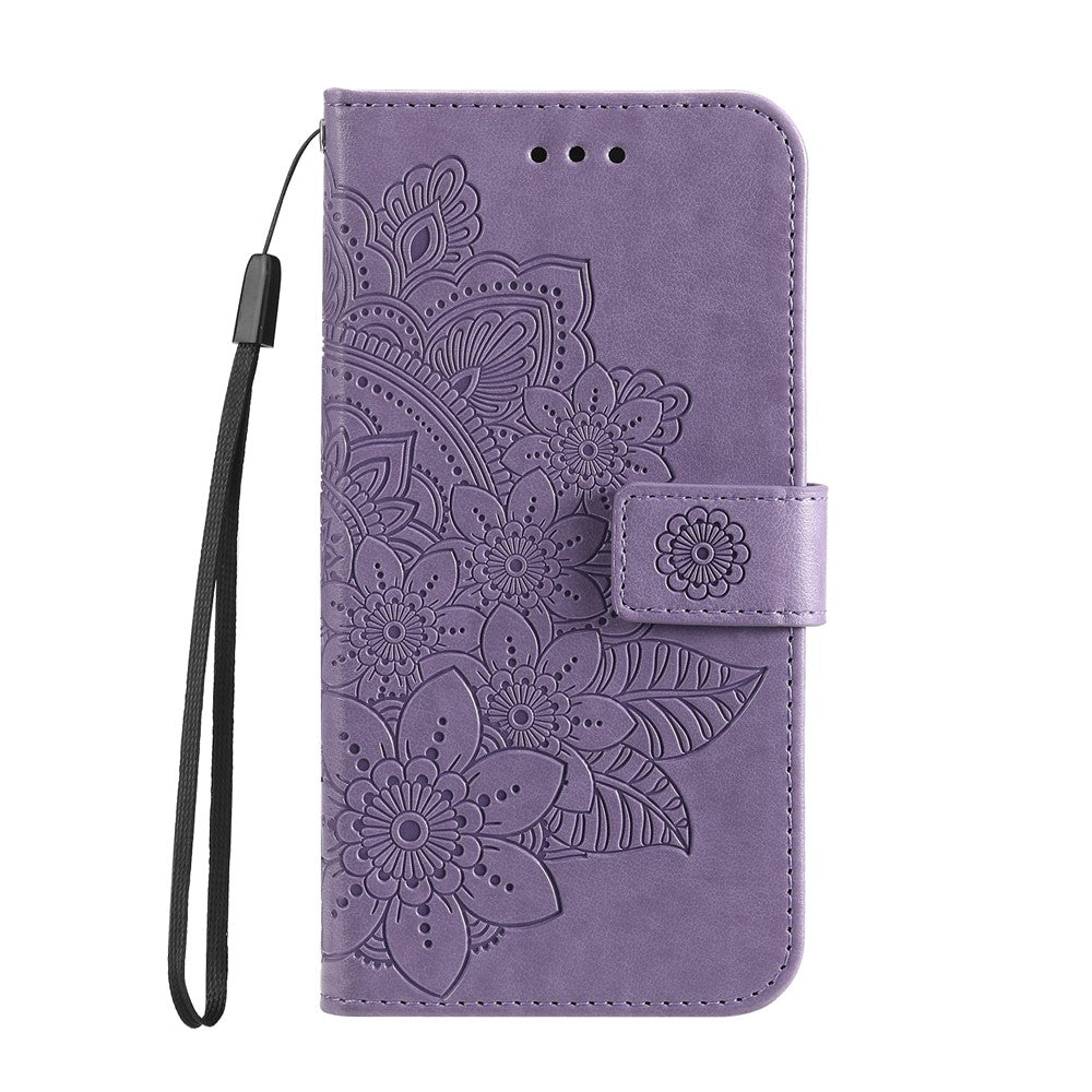 For Xiaomi Redmi Note 12 Turbo / Poco F5 5G Case Floral Pattern PU Leather Wallet Stand Phone Cover