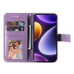 For Xiaomi Redmi Note 12 Turbo / Poco F5 5G Case Floral Pattern PU Leather Wallet Stand Phone Cover