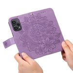 For Xiaomi Redmi Note 12 Turbo / Poco F5 5G Case Floral Pattern PU Leather Wallet Stand Phone Cover