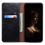 Phone Cover for Xiaomi Redmi Note 12 Turbo / Poco F5 5G Waxy Crazy Horse Texture Leather Case with Stand Wallet