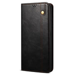 Phone Cover for Xiaomi Redmi Note 12 Turbo / Poco F5 5G Waxy Crazy Horse Texture Leather Case with Stand Wallet
