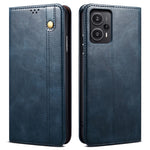 Phone Cover for Xiaomi Redmi Note 12 Turbo / Poco F5 5G Waxy Crazy Horse Texture Leather Case with Stand Wallet