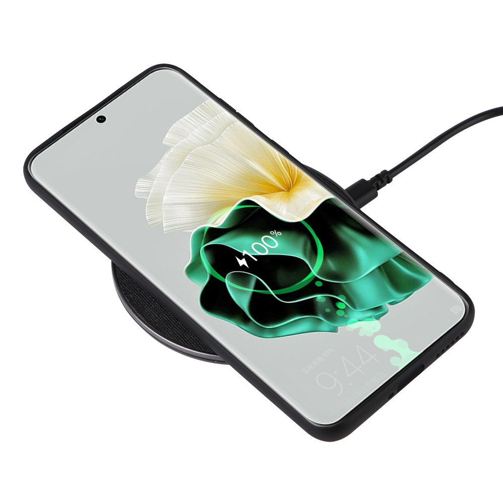 Huawei P60 Pro Exakta utskärningar Kameraskydd PU-läderbelagt PC+TPU-fodral