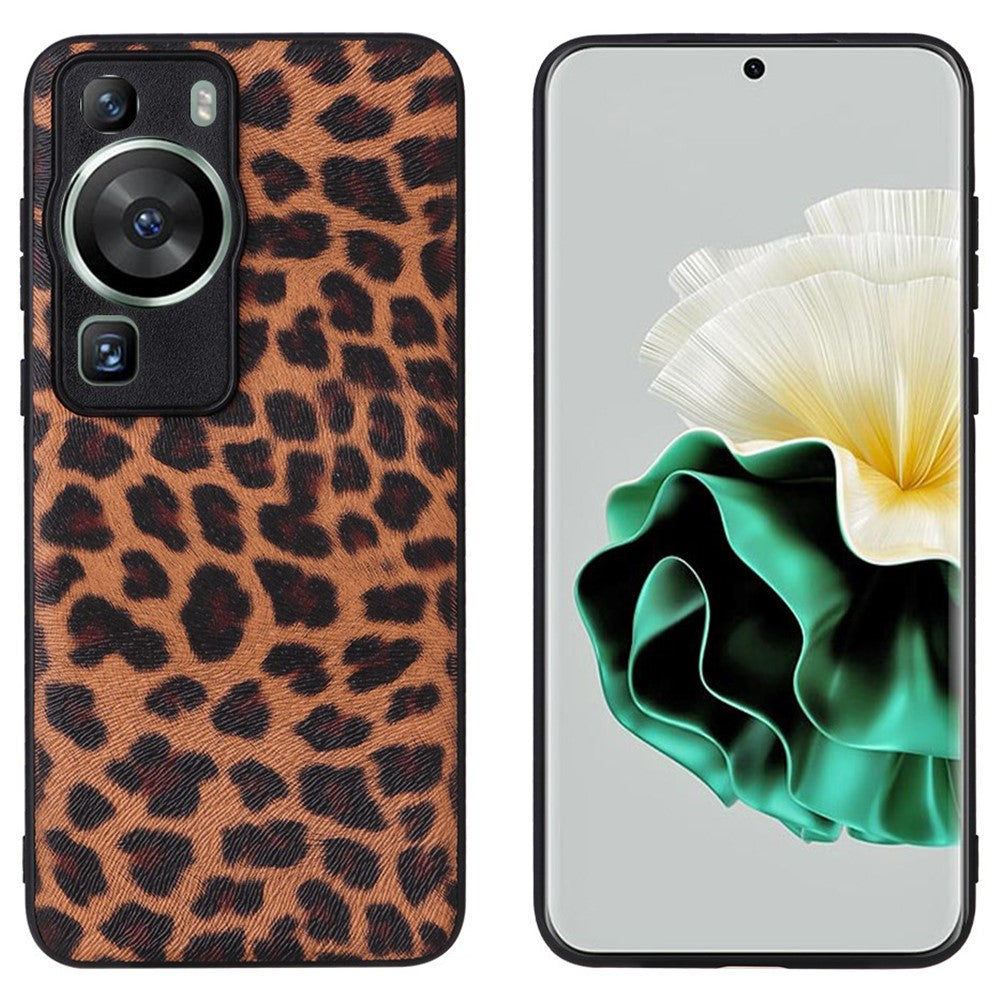For Huawei P60 Pro Precise Cutouts Camera Protection PU Leather Coated PC+TPU Cover Phone Case