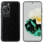 Huawei P60 Pro Exakta utskärningar Kameraskydd PU-läderbelagt PC+TPU-fodral