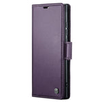 For Samsung Galaxy Note20 Ultra / Ultra 5G Leather Case CASEME 023 RFID Blocking 3 Card Slot Mobile Cover