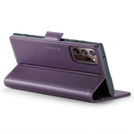 For Samsung Galaxy Note20 Ultra / Ultra 5G Leather Case CASEME 023 RFID Blocking 3 Card Slot Mobile Cover