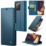 For Samsung Galaxy Note20 Ultra / Ultra 5G Leather Case CASEME 023 RFID Blocking 3 Card Slot Mobile Cover