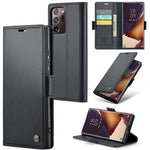 For Samsung Galaxy Note20 Ultra / Ultra 5G Leather Case CASEME 023 RFID Blocking 3 Card Slot Mobile Cover