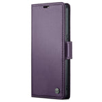 For Oppo Reno8 5G (Global) Leather Case CASEME 023 RFID Blocking 3 Card Slot Mobile Cover