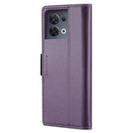 For Oppo Reno8 5G (Global) Leather Case CASEME 023 RFID Blocking 3 Card Slot Mobile Cover