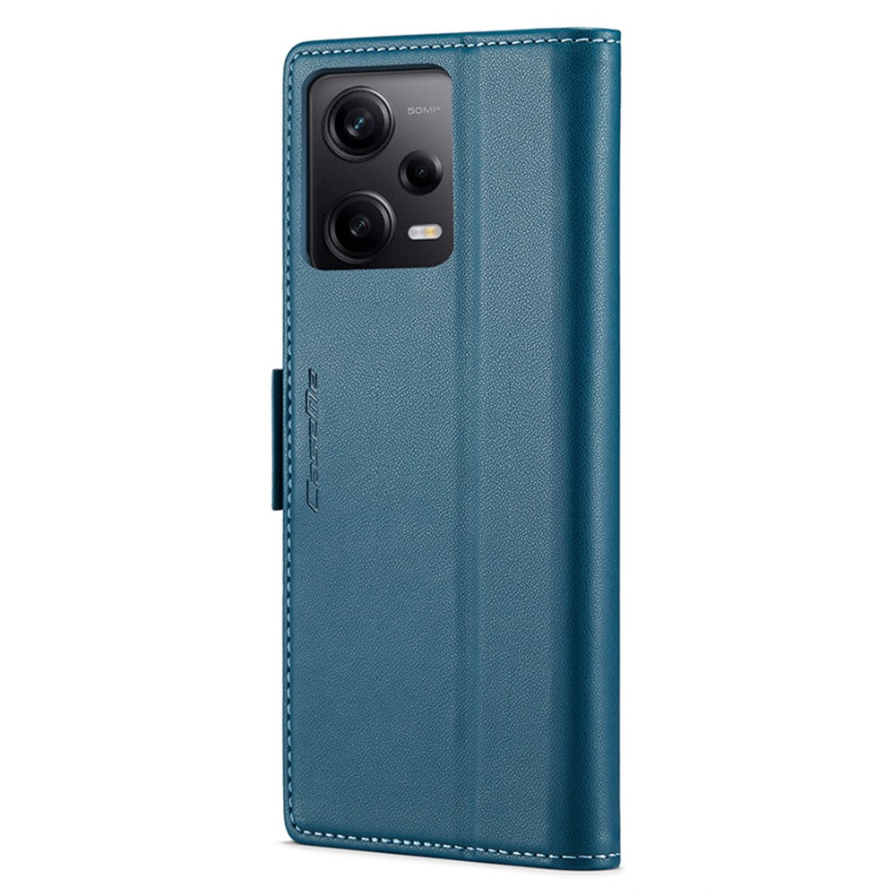 For Xiaomi Poco X5 Pro 5G / Redmi Note 12 Pro Speed 5G / Note 12 Pro 5G Leather Case CASEME 023 RFID Blocking 3 Card Slot Mobile Cover