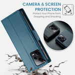 For Xiaomi Poco X5 Pro 5G / Redmi Note 12 Pro Speed 5G / Note 12 Pro 5G Leather Case CASEME 023 RFID Blocking 3 Card Slot Mobile Cover