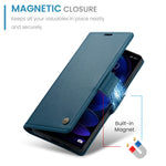 For Xiaomi Poco X5 Pro 5G / Redmi Note 12 Pro Speed 5G / Note 12 Pro 5G Leather Case CASEME 023 RFID Blocking 3 Card Slot Mobile Cover