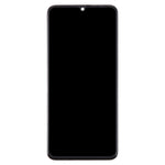 Til Honor X7a 4G Grade C LCD-skærm og digitizer-enhed + rammeudskiftningsdel (uden logo)