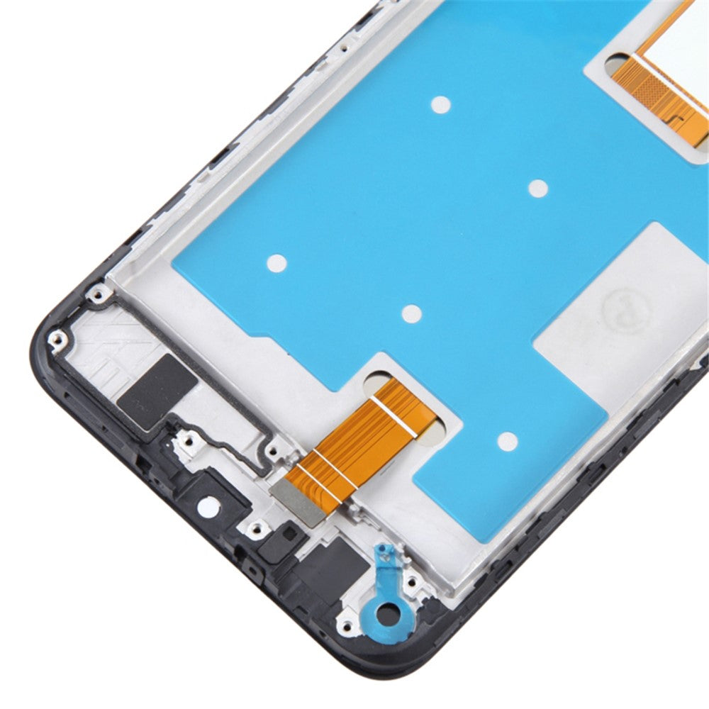 Til Honor X7a 4G Grade C LCD-skærm og digitizer-enhed + rammeudskiftningsdel (uden logo)