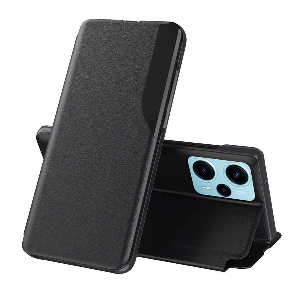For Xiaomi Poco F5 5G / Redmi Note 12 Turbo Phone Case Folio Flip PU Leather Stand Cover