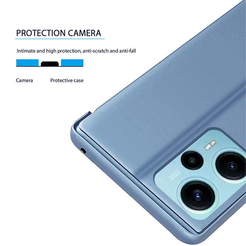 For Xiaomi Poco F5 5G / Redmi Note 12 Turbo Flip Leather Cover with Stand Full Body Protective Phone Case