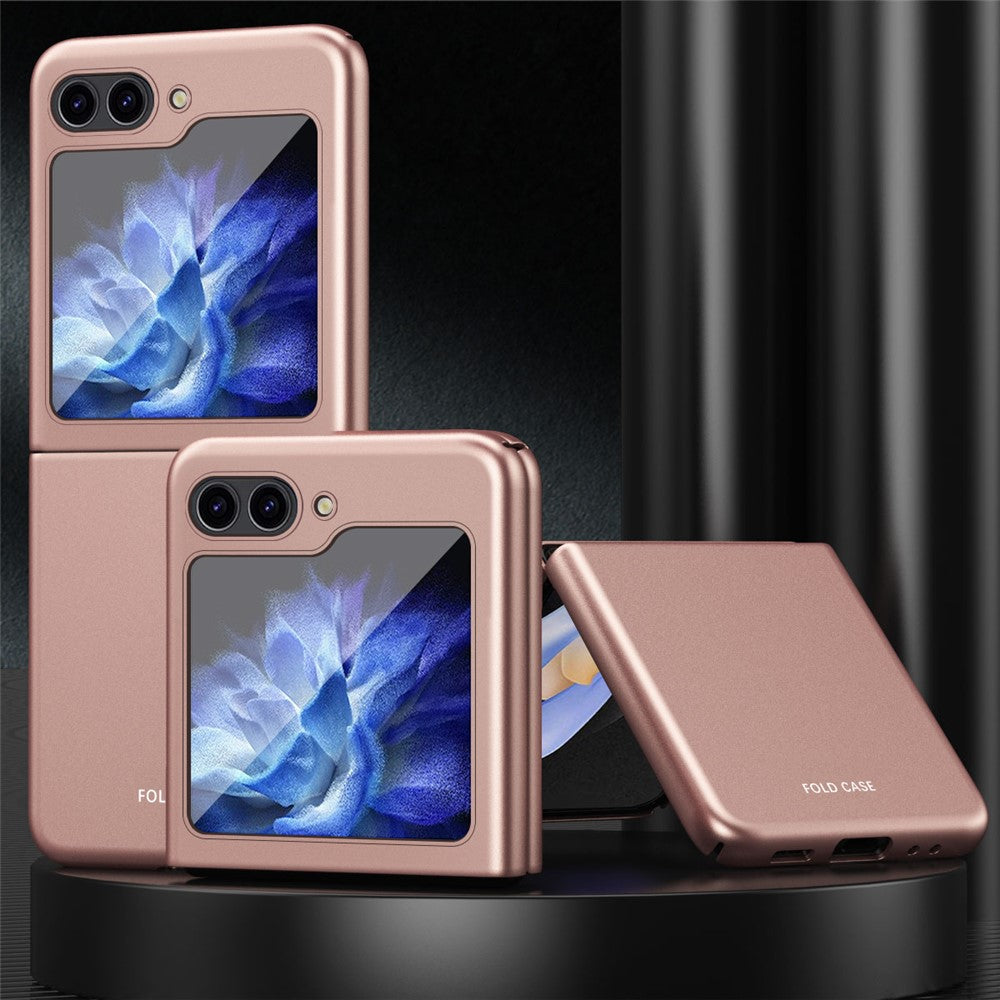 For Samsung Galaxy Z Flip5 5G Skin-Touch Hard PC Phone Case Rubberized Finish Protective Cover
