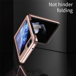 For Samsung Galaxy Z Flip5 5G Skin-Touch Hard PC Phone Case Rubberized Finish Protective Cover