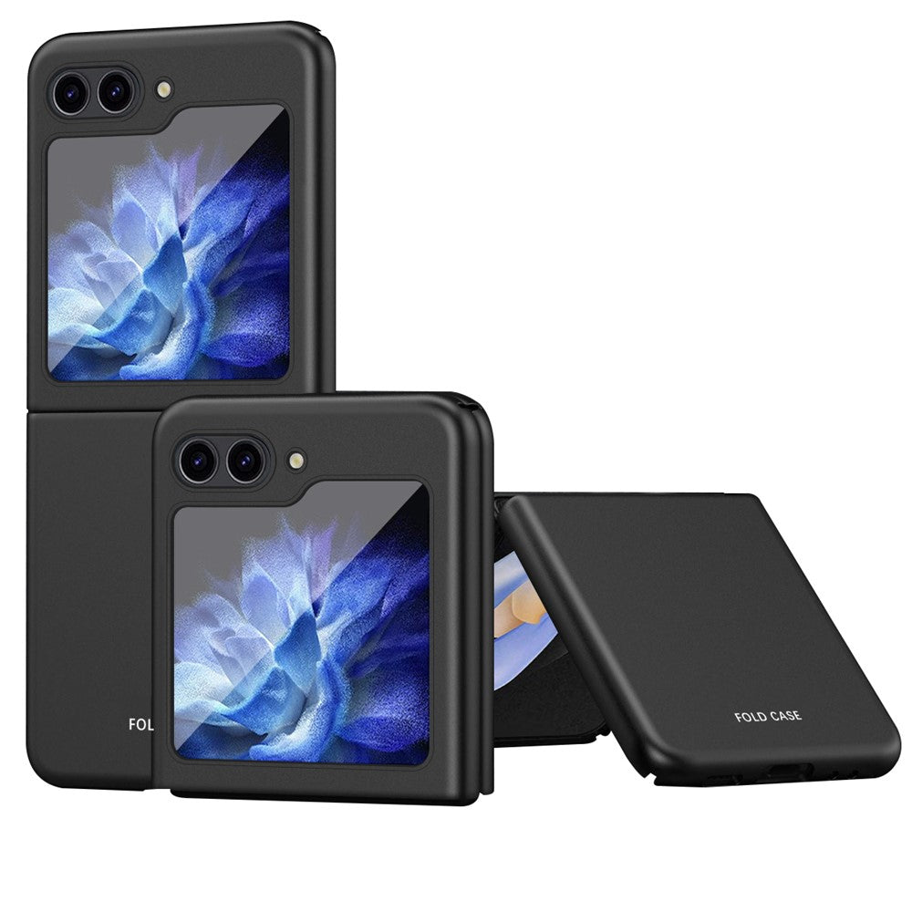 For Samsung Galaxy Z Flip5 5G Skin-Touch Hard PC Phone Case Rubberized Finish Protective Cover