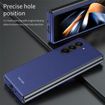 For Samsung Galaxy Z Fold5 5G Rubberized Hard PC Phone Case Skin-Touch Shockproof Cover
