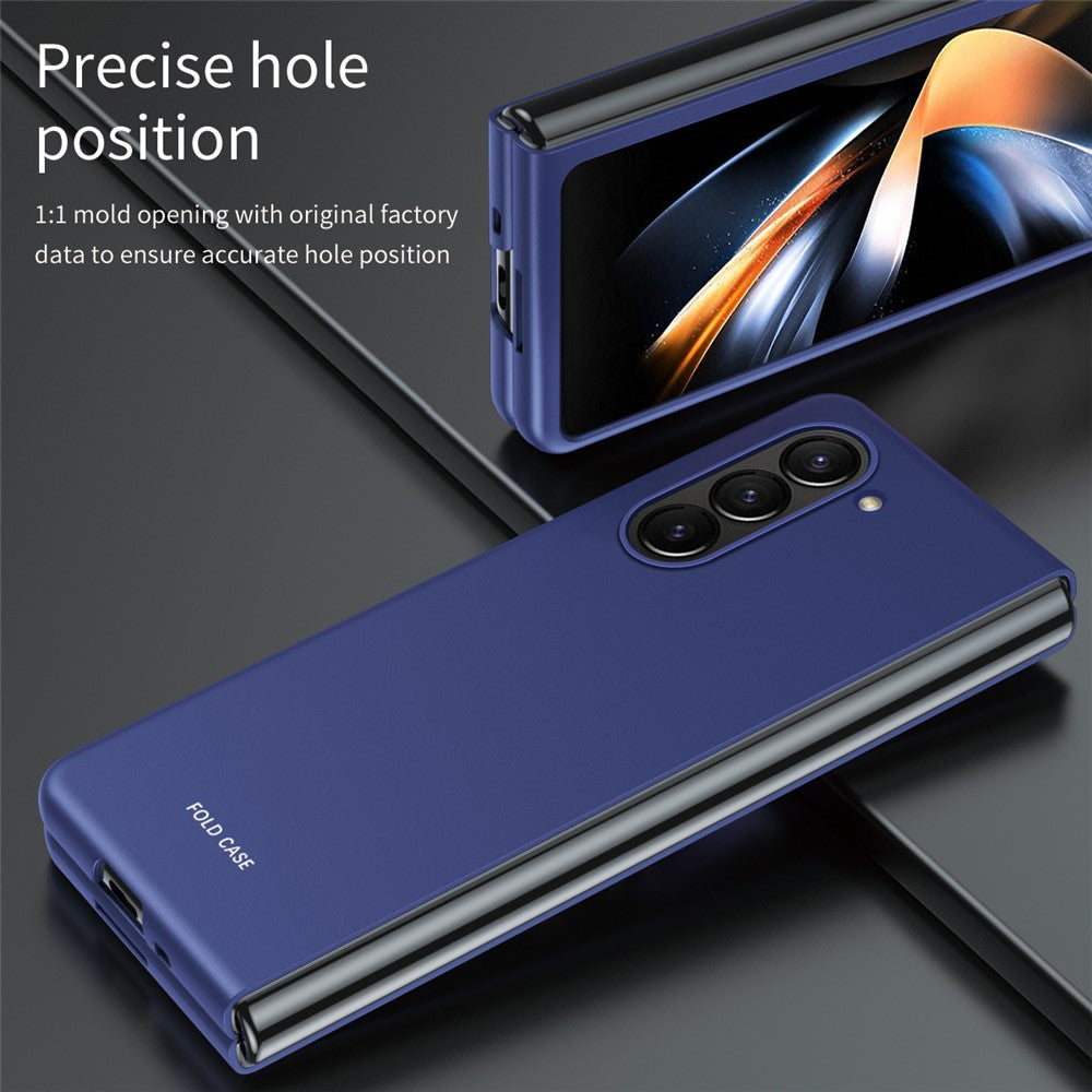For Samsung Galaxy Z Fold5 5G Rubberized Hard PC Phone Case Skin-Touch Shockproof Cover