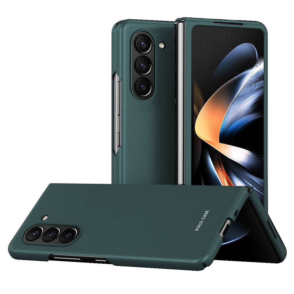For Samsung Galaxy Z Fold5 5G Rubberized Hard PC Phone Case Skin-Touch Shockproof Cover