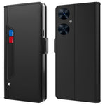 For Huawei nova 11i Mirror Design Leather Phone Case Stand Card Holder Shockproof Cover