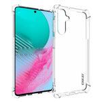 ENKAY HAT PRINCE För Samsung Galaxy M54 5G / F54 5G Mjukt TPU-fodral Genomskinligt mobilskal med Hög Aluminium-Silicon Glasfilm