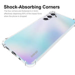 ENKAY HAT PRINCE För Samsung Galaxy M54 5G / F54 5G Mjukt TPU-fodral Genomskinligt mobilskal med Hög Aluminium-Silicon Glasfilm