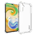 ENKAY HAT PRINCE För Samsung Galaxy A24 4G (162,1 x 77,6 x 8,3 mm) Fallskyddande mobilskal i genomskinligt TPU-fodral med hög aluminium-kiselglasfilm