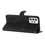 Til Samsung Galaxy A23 5G (Global Version) / A23 4G Blomsterpræget Telefoncover Læderpung Stativ Etui