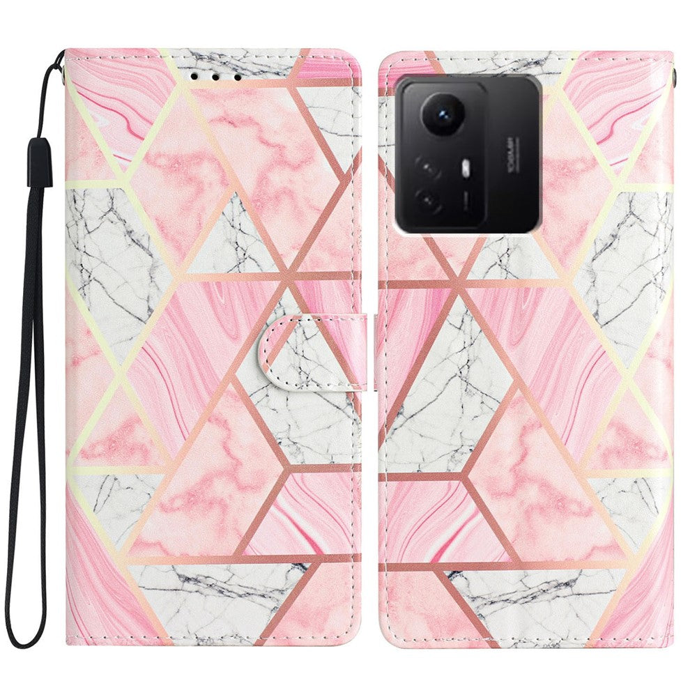 For Xiaomi Redmi Note 12S 4G PU Leather Wallet Cover Pattern Printing Flip Stand Phone Case