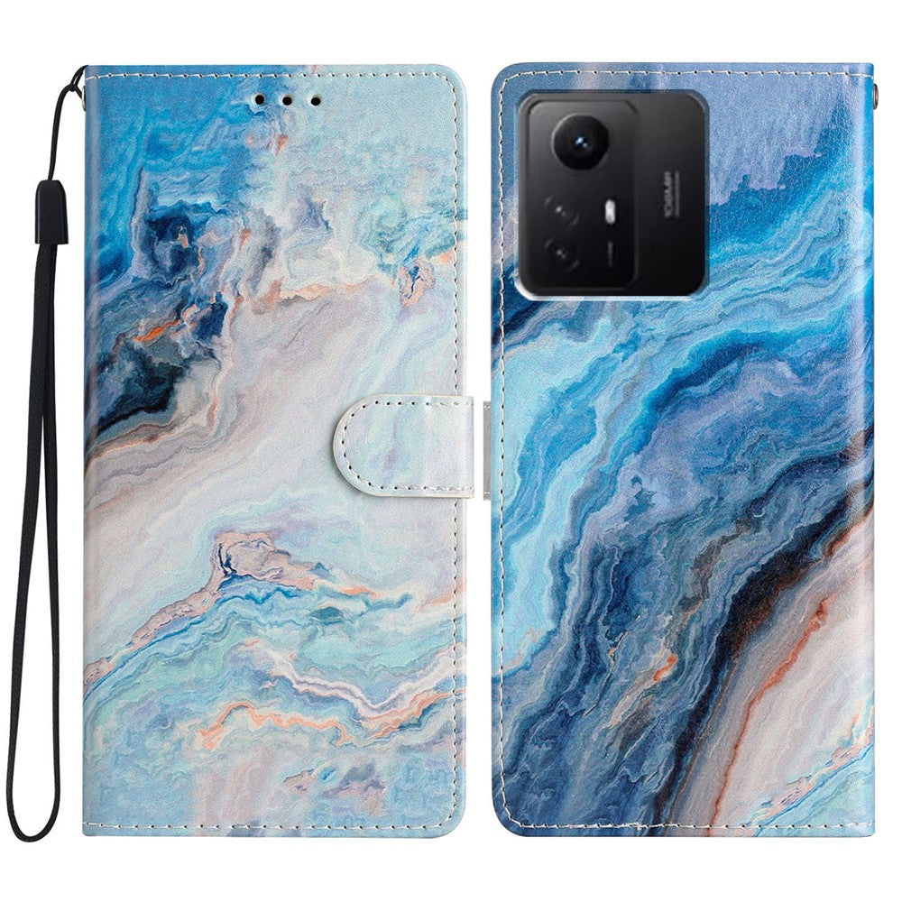 For Xiaomi Redmi Note 12S 4G PU Leather Wallet Cover Pattern Printing Flip Stand Phone Case