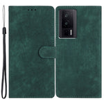 Xiaomi Redmi K60 5G / K60 Pro 5G / Poco F5 Pro 5G-pungcover i PU-læder med hudkontakt og stativ