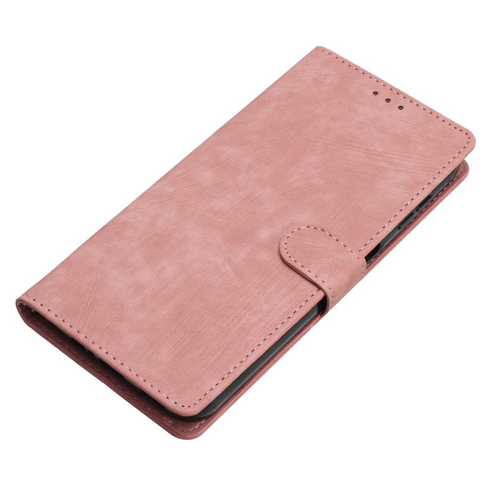 PU Leather Phone Case for Oppo Find X6 , Shockproof Skin-touch Wallet Stand Cover