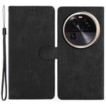 PU Leather Phone Case for Oppo Find X6 , Shockproof Skin-touch Wallet Stand Cover