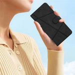 Wallet Leather Phone Case for Xiaomi Redmi Note 12S 4G Crazy Horse Texture Imprinted Lines Stand Cover