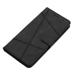 Wallet Leather Phone Case for Xiaomi Redmi Note 12S 4G Crazy Horse Texture Imprinted Lines Stand Cover