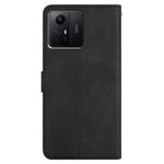 Wallet Leather Phone Case for Xiaomi Redmi Note 12S 4G Crazy Horse Texture Imprinted Lines Stand Cover