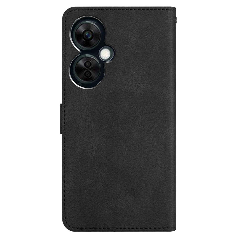 Stand Cover for OnePlus Nord CE 3 Lite 5G / Nord N30 5G Leather Phone Wallet Case Crazy Horse Texture Imprinted Lines Shell