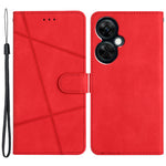 Stand Cover for OnePlus Nord CE 3 Lite 5G / Nord N30 5G Leather Phone Wallet Case Crazy Horse Texture Imprinted Lines Shell