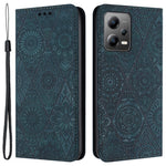 Leather Case for Xiaomi Poco X5 5G / Redmi Note 12 5G (China) / (India) / (Global) Magnetic Adsorption Imprinted Wallet Stand Phone Cover