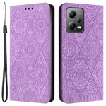 Leather Case for Xiaomi Poco X5 5G / Redmi Note 12 5G (China) / (India) / (Global) Magnetic Adsorption Imprinted Wallet Stand Phone Cover
